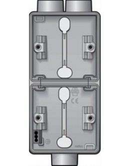 new hydro verticale opbouwdoos met één tweevoudige ingang en één enkelvoudige ingang M20 voor het inbouwen van twee functies